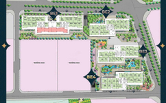 mặt bằng chân đế tòa BE4