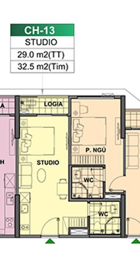 Studio, Tòa BE3, khu The Beverly, Vinhomes Ocean Park