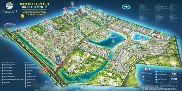 Tổng mặt bằng Vinhomes Ocean Park