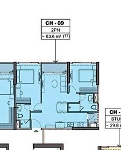 2 PN, Tòa PR1, khu Paris, Vinhomes Ocean Park