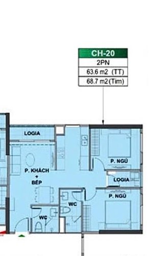 2 PN, Tòa LD2, khu London, Vinhomes Ocean Park