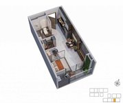 Ảnh 3D mẫu căn Studio