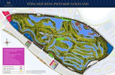 TỔNG MẶT BẰNG PHÂN KHU GOLF LAND