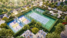 Hình ảnh phối cảnh sân thể thao nội khu