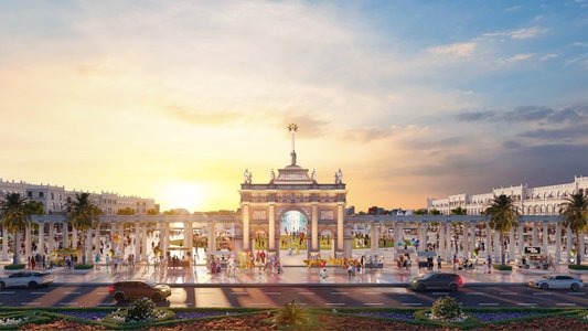PHỐI CẢNH QUẢNG TRƯỜNG CHÂU ÂU ROYAL SQUARE