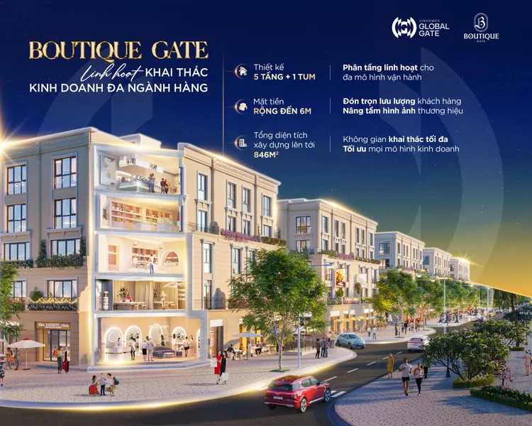 6 dòng hàng khai mở dòng chảy lợi nhuận bền vững tại Boutique Gate (Vinhomes Global Gate)