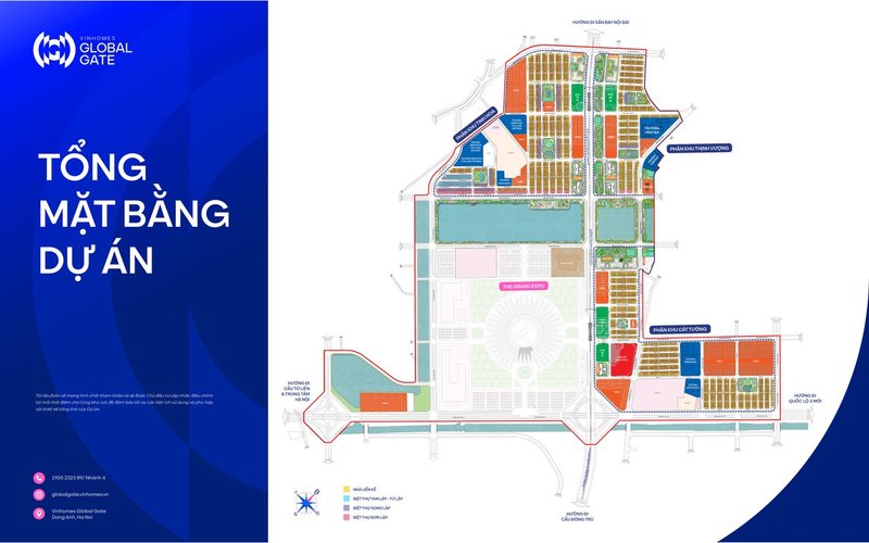 Liền kề, khu Tinh Hoa, Vinhomes Global Gate