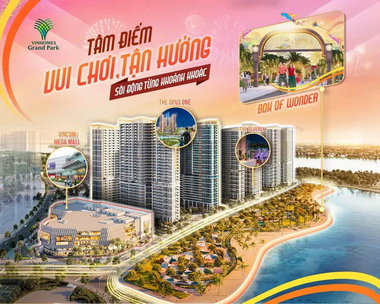 Box of Wonder - Tâm điểm giải trí mới của Vinhomes Grand Park