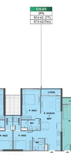 2 PN, Tòa LD2, khu London, Vinhomes Ocean Park