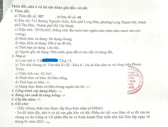 2 PN (2 Toilet), Tòa S1.02, khu The Rainbow, Vinhomes Grand Park