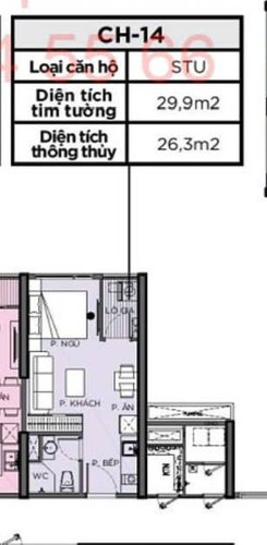 Studio, Tòa S2.05, khu The Rainbow, Vinhomes Grand Park