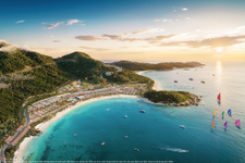 Phối cảnh khu Đảo Ngọc nhìn từ trên cao 