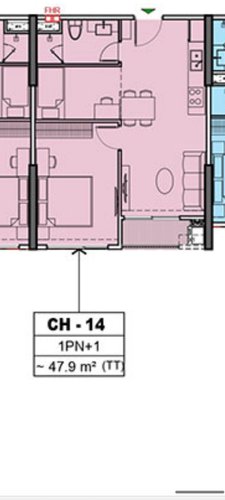 1 PN + 1, Tòa PR1, khu Paris, Vinhomes Ocean Park