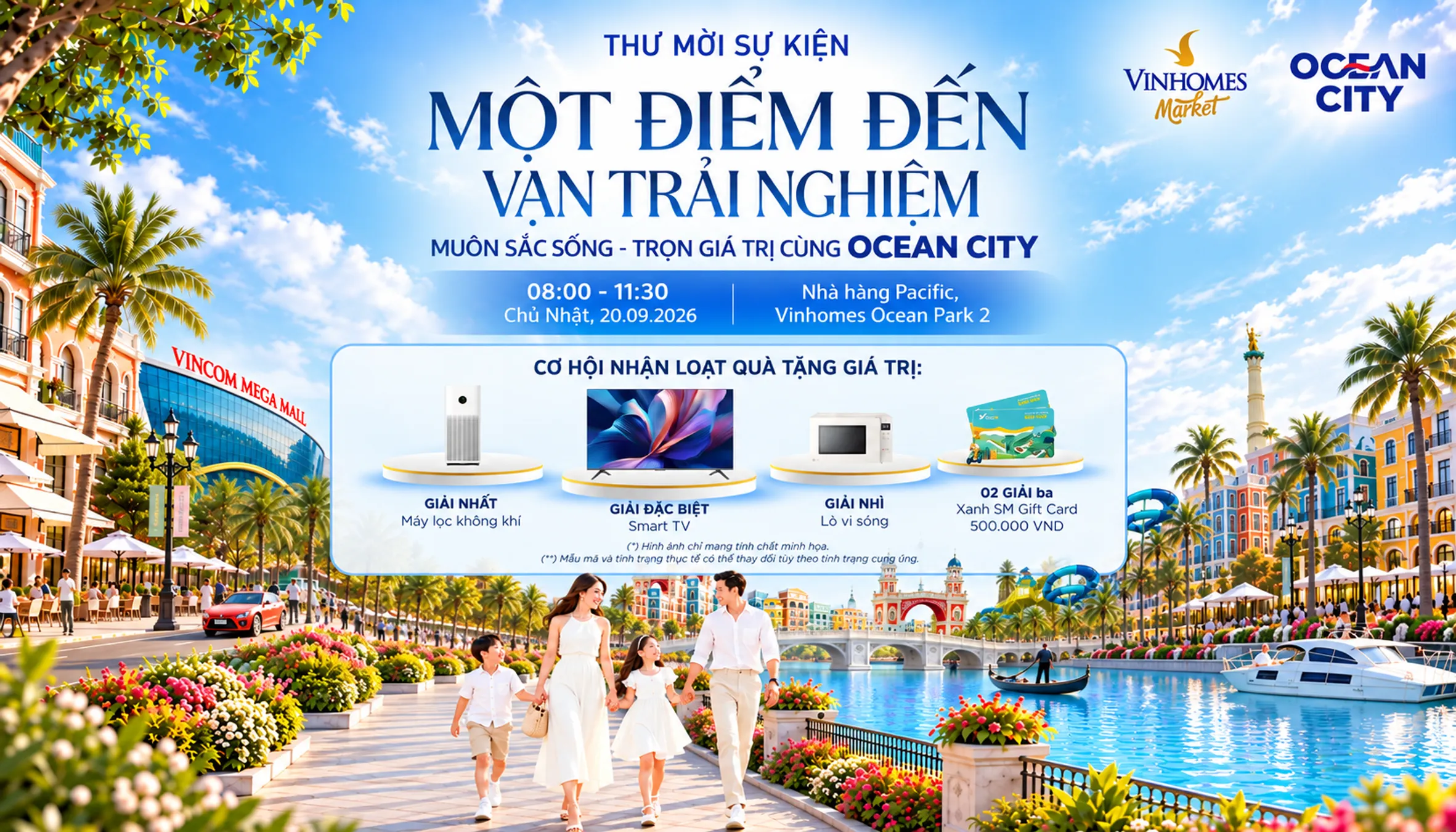 THƯ MỜI SỰ KIỆN: MỘT ĐIỂM ĐẾN - VẠN TRẢI NGHIỆM TẠI OCEAN CITY