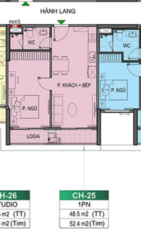1 PN, Tòa BE1, khu The Beverly, Vinhomes Ocean Park