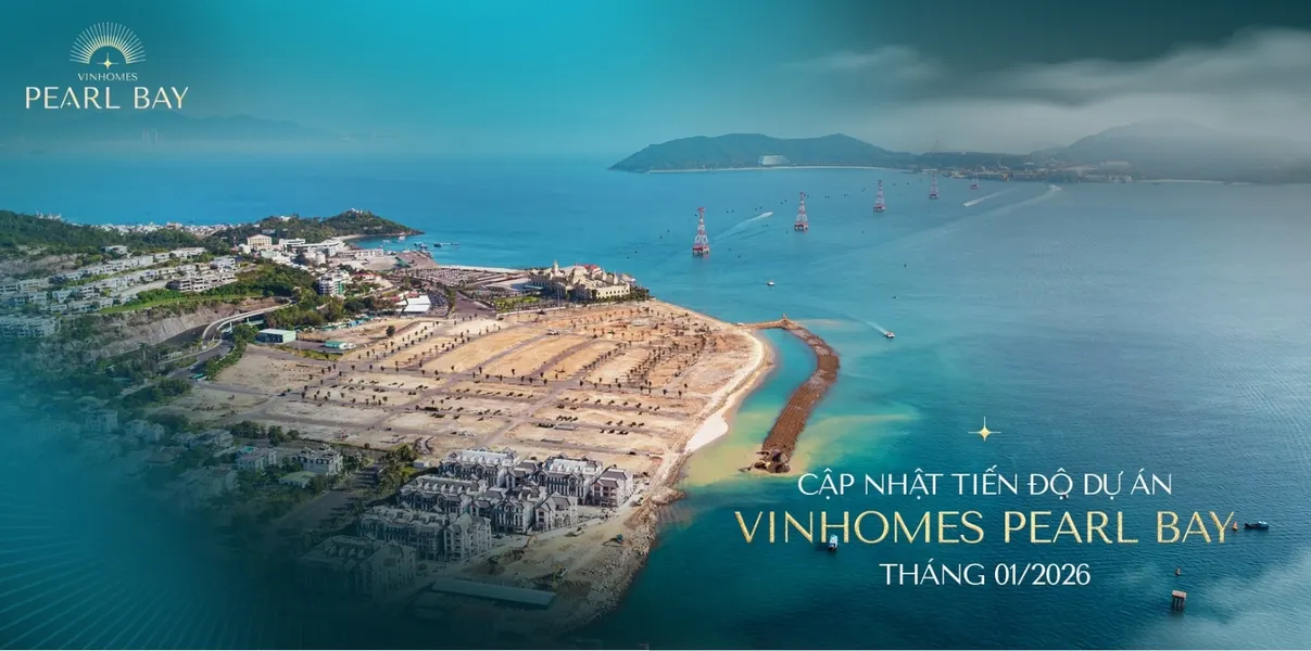 Tiến độ xây dựng dự án Vinhomes Pearl Bay