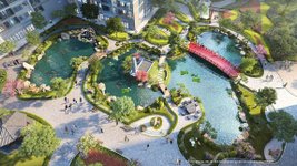 Hình ảnh phối cảnh tiện ích phân khu