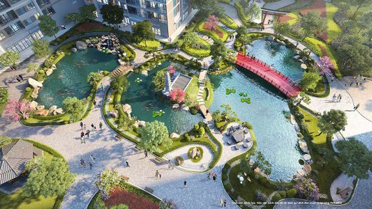 Hình ảnh phối cảnh tiện ích phân khu