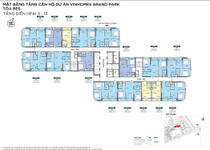 Mặt bằng tầng BE6