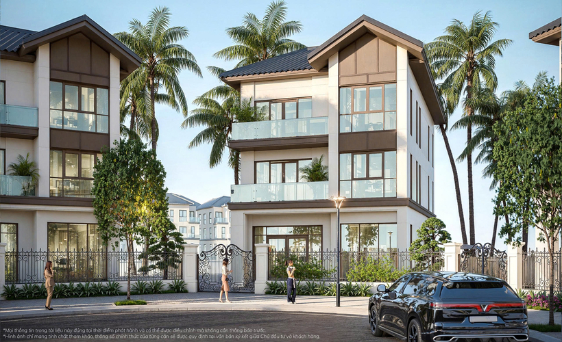 Phối cảnh biệt thự đơn lập Green Paradise do Vinhomes Market công bố
