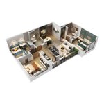Layout 3D mô phỏng