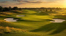 Bộ đôi sân golf đẳng cấp thế giới - được thiết kế bởi những tên tuổi lừng danh trong lĩnh vực thiết kế và xây dựng sân golf. Mỗi sân 18 lỗ do huyền thoại Tiger Woods (sân West - Sunset) và Robert Trent Jones II (sân East - Sunrise) thiết kế.… 