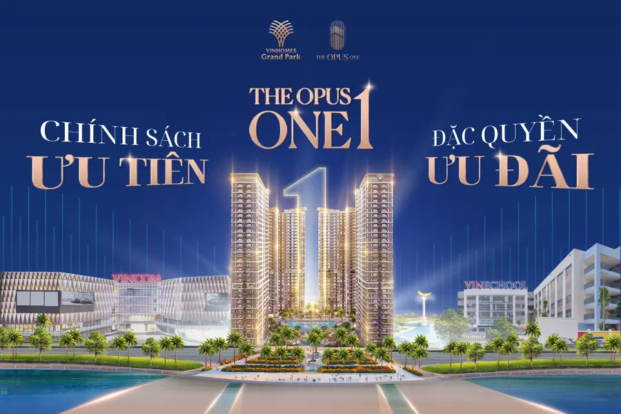 Lý do nên mua nhà tại khu The Opus One Vinhomes Grand Park ngay bây giờ