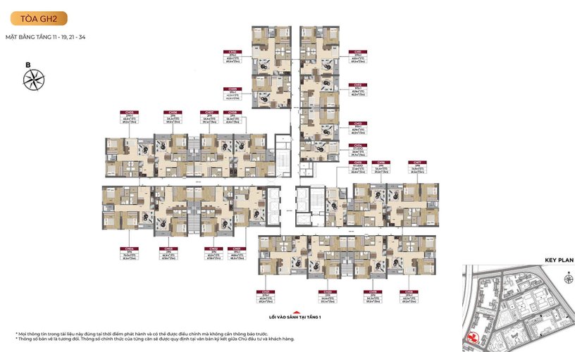 2 PN, Tòa GH2, khu Glory Heights, Vinhomes Grand Park