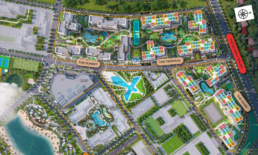 1 PN + 1, Tòa BS10, khu The Beverly Solari, Vinhomes Grand Park