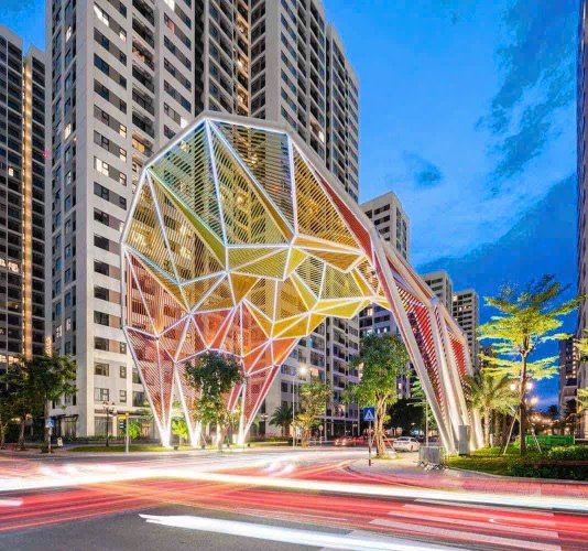 2 PN + 1 (2 Toilet), Tòa S10.02, khu The Origami, Vinhomes Grand Park