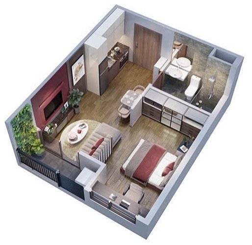 Studio, Tòa BE1, khu The Beverly, Vinhomes Ocean Park