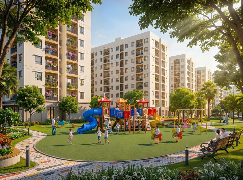 Hệ thống công viên nội khu của dự án 