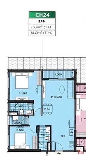 2 PN, Tòa ZR1, khu The Zurich, Vinhomes Ocean Park