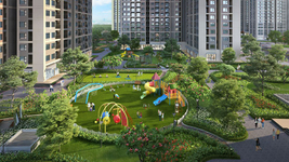 Nội khu The Sapphire 1 Vinhomes Ocean Park