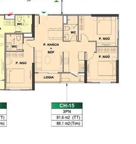 3 PN, Tòa LD1, khu London, Vinhomes Ocean Park