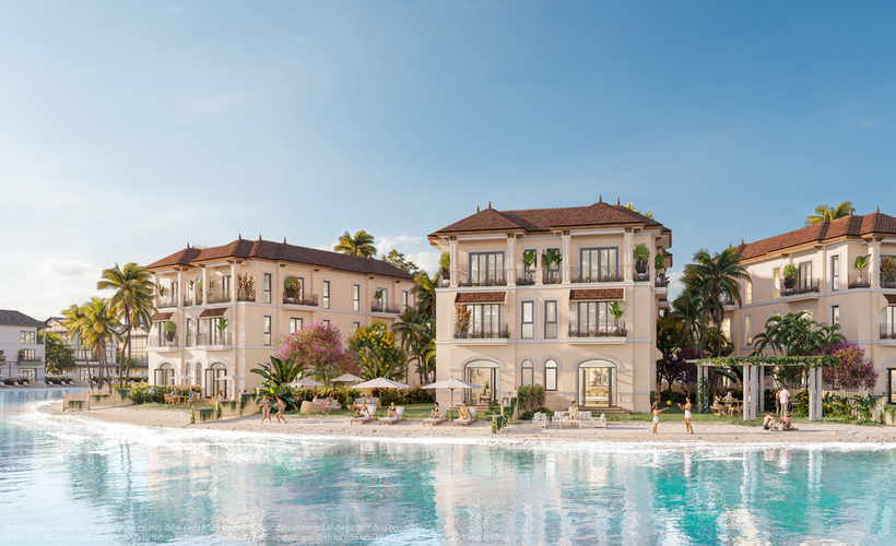 Phối cảnh biệt thự song lập Green Paradise do Vinhomes Market công bố