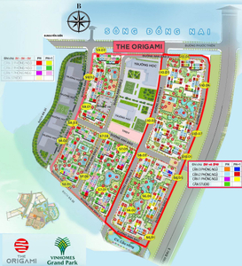 Mặt bằng khu Origami