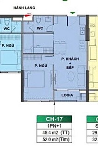 1 PN + 1, Tòa LD1, khu London, Vinhomes Ocean Park