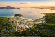 Phối cảnh khu Đảo Ngọc nhìn từ trên cao 