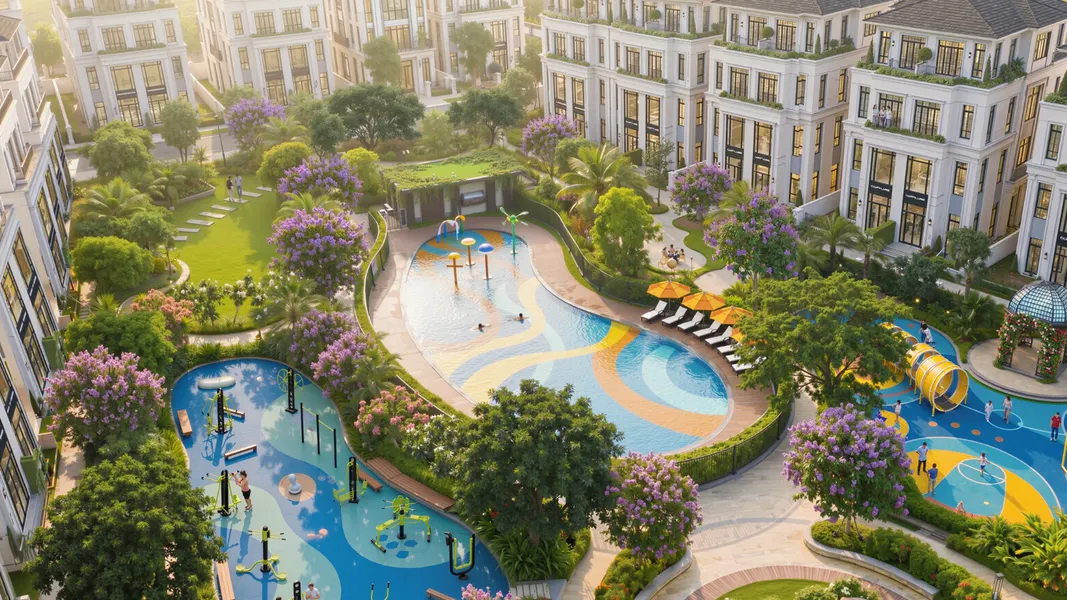 Công viên vui chơi gia đình Palm Park (6.200m²)