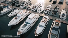 Cảng tàu quốc tế 5 sao Landmark Harbour có khả năng đón siêu du thuyền sang trọng dành riêng cho giới thượng lưu.