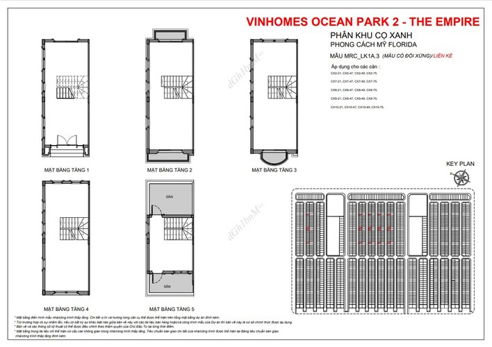 CX7-21, Liền kề, Phân khu Cọ Xanh, Vinhomes Ocean Park 2