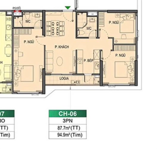 3 PN, Tòa BE4, khu The Beverly, Vinhomes Ocean Park