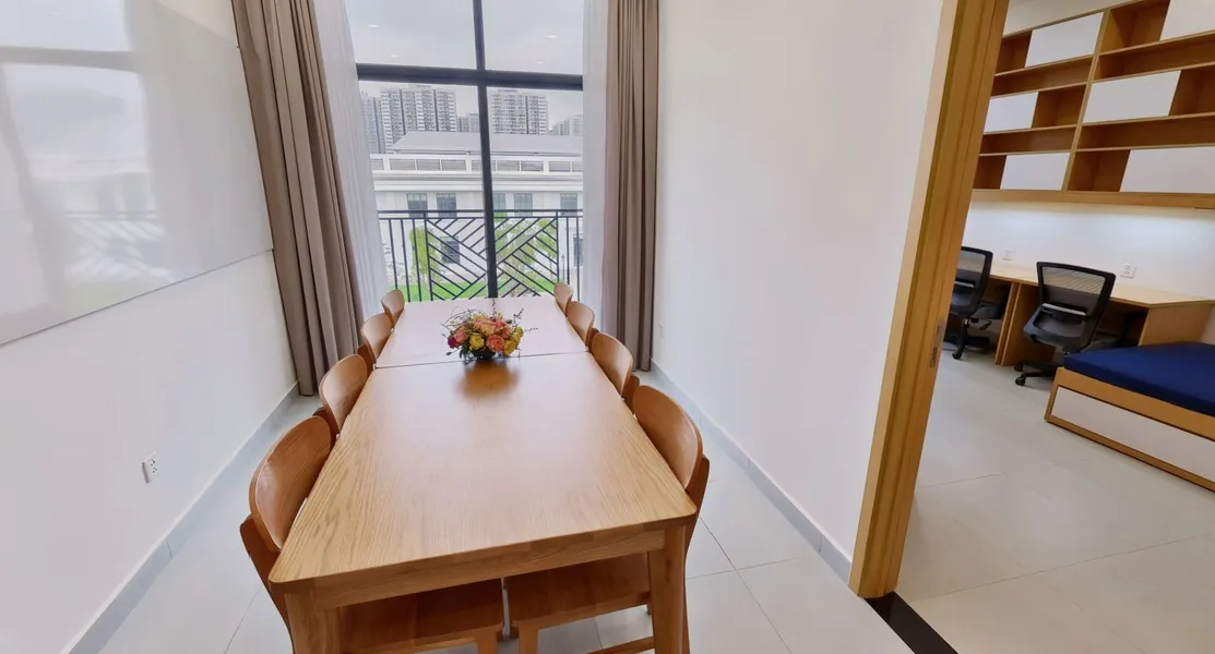 Không gian bên trong ký túc xá Đại học VinUni