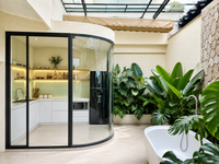 Không gian căn hộ 2PN2WC sân vườn 