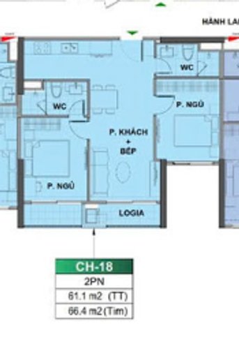 2 PN, Tòa LD1, khu London, Vinhomes Ocean Park