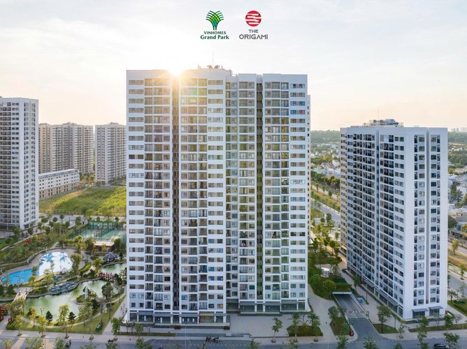 2 PN, Tòa S8.02, khu The Origami, Vinhomes Grand Park