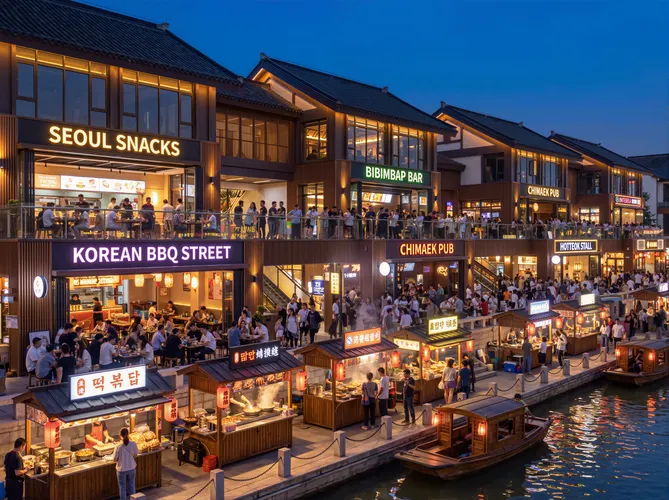 Trung tâm ẩm thực quốc tế Global Village 19.3ha 