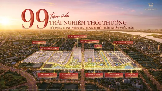 99 TIỆN ÍCH ĐẲNG CẤP, TRẢI NGHIỆM SỐNG THỜI THƯỢNG TẠI VINHOMES WONDER CITY