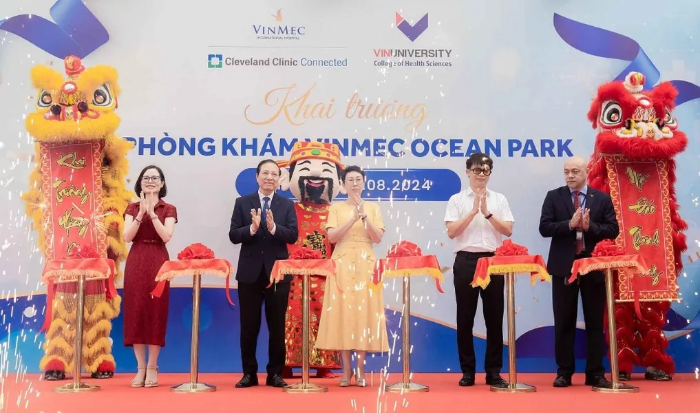 Vinmec mở rộng mạng lưới chăm sóc sức khỏe với phòng khám đa khoa quốc tế mới tại Vinhomes Ocean Park